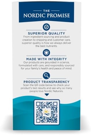 Nordic Naturals Ultimate Omega 1280mg – Fish Oil for Heart, Brain & Immune Health (180 Softgels, Lemon)