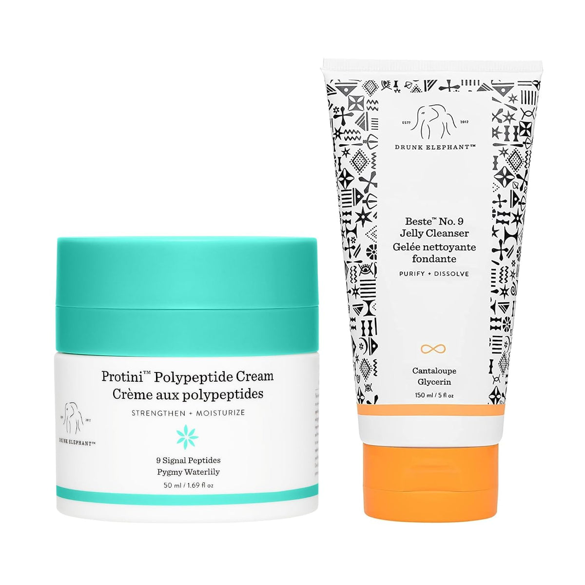 Drunk Elephant Protini Cream & Beste No. 9 Cleanser Bundle