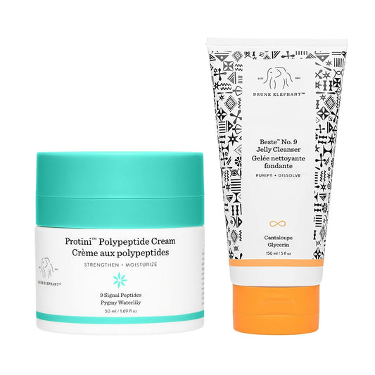 Drunk Elephant Protini Cream & Beste No. 9 Cleanser Bundle - Zyphoria