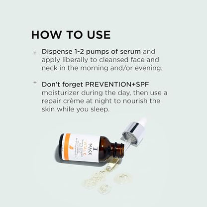 IMAGE Skincare Vital C Hydrating Serum – Vitamin A, C & E, 1 fl oz - Zyphoria