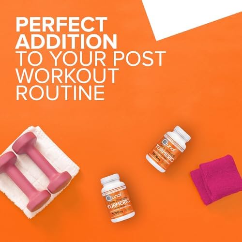 Qunol Extra Strength Turmeric Curcumin 1000mg – Ultra High Absorption Supplement (120 Capsules)