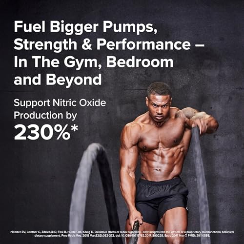 InnoSupps Nitro Wood – Nitric Oxide Booster for Men, Blood Flow & Stamina Support (60 Capsules)