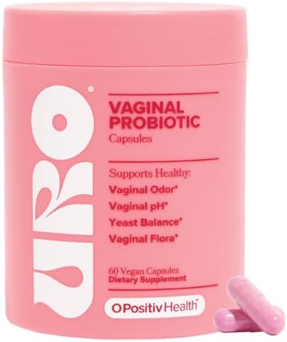 O Positiv URO Vaginal Probiotic – Odor, pH & Yeast Balance Support for Women (60 Capsules)