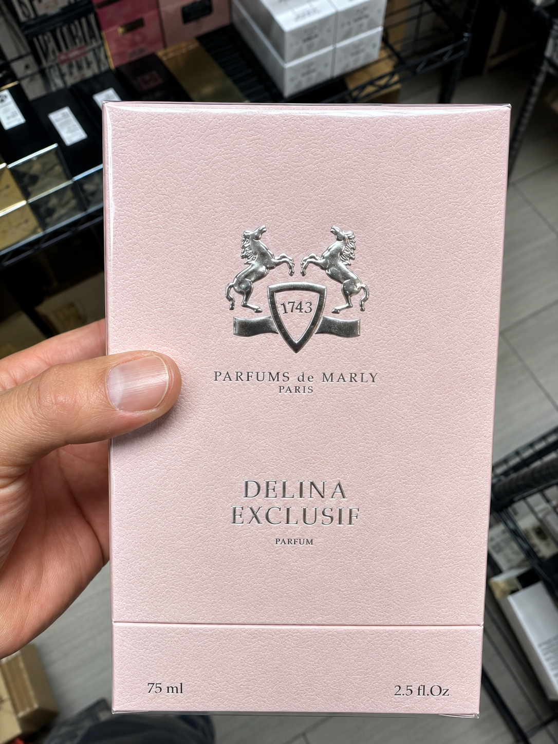 Parfums de Marly Delina Exclusif Eau de Parfum for Women – 2.5 oz / 75ml – Paris 1743 Edition Royale
