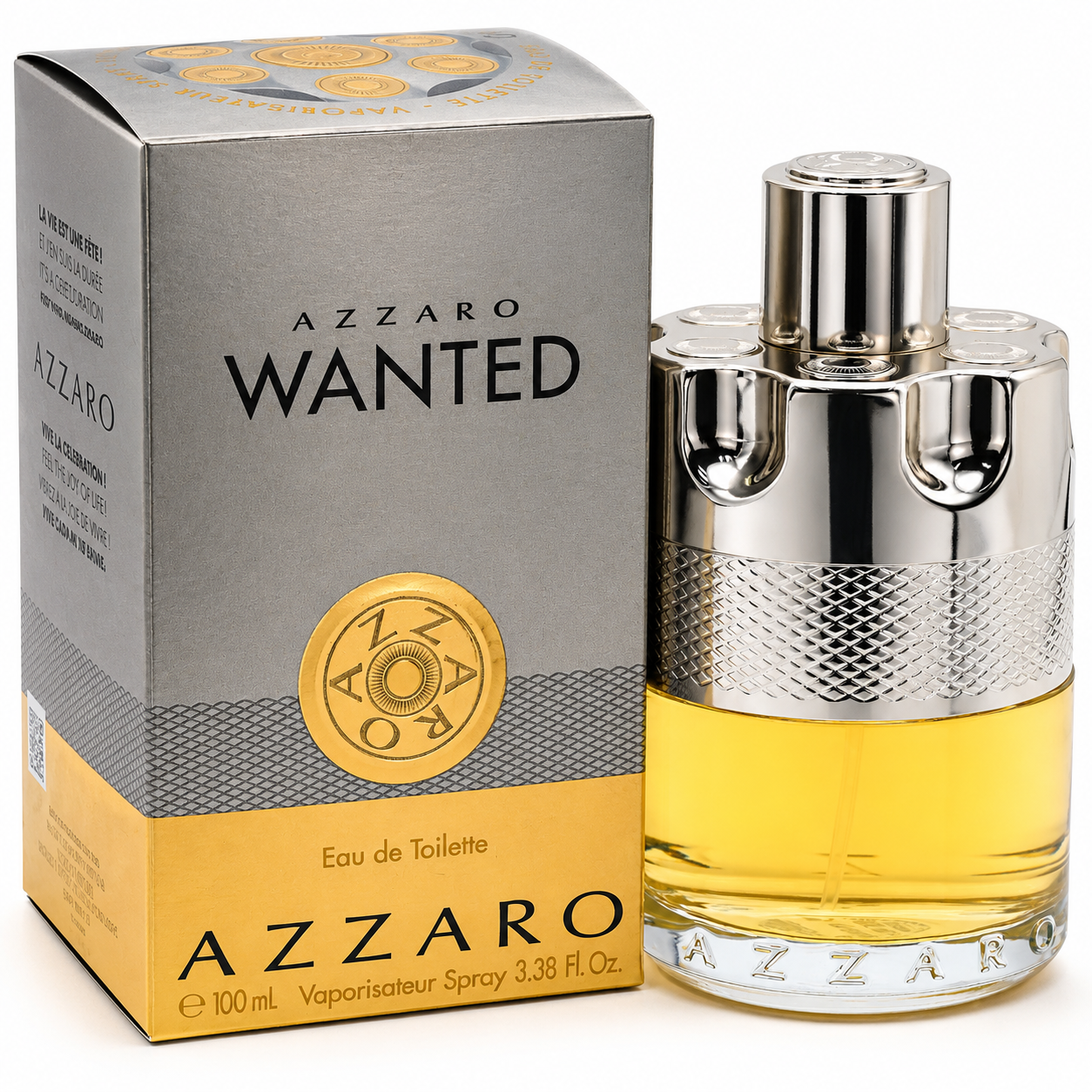 Azzaro Wanted Eau de Toilette for Men – 3.38 / 3.4 oz (100ml)
