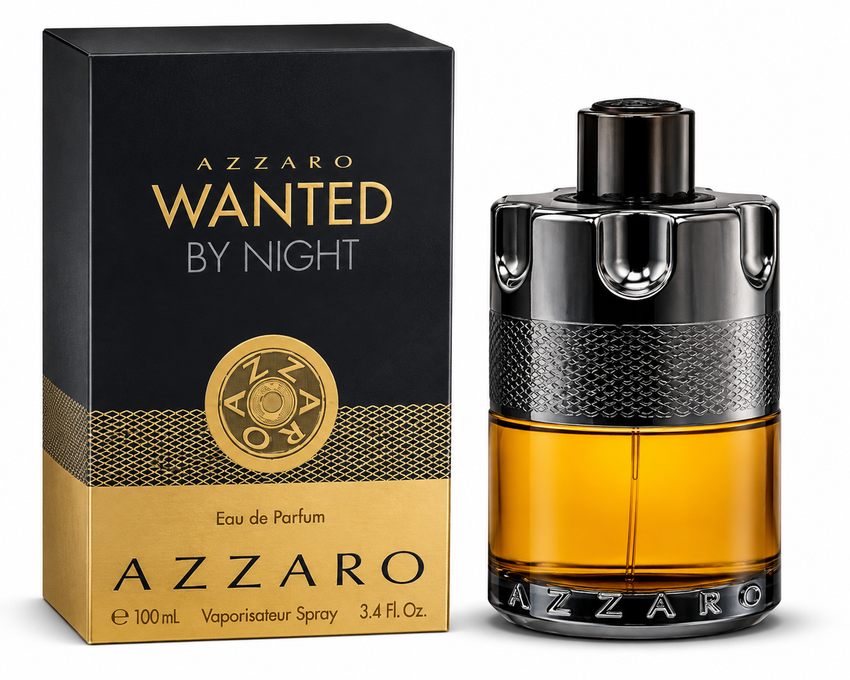 Azzaro Wanted by Night Eau de Parfum for Men – 3.4 oz / 100ml –