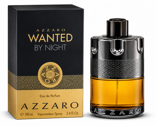 Azzaro Wanted by Night Eau de Parfum for Men – 3.4 oz / 100ml –