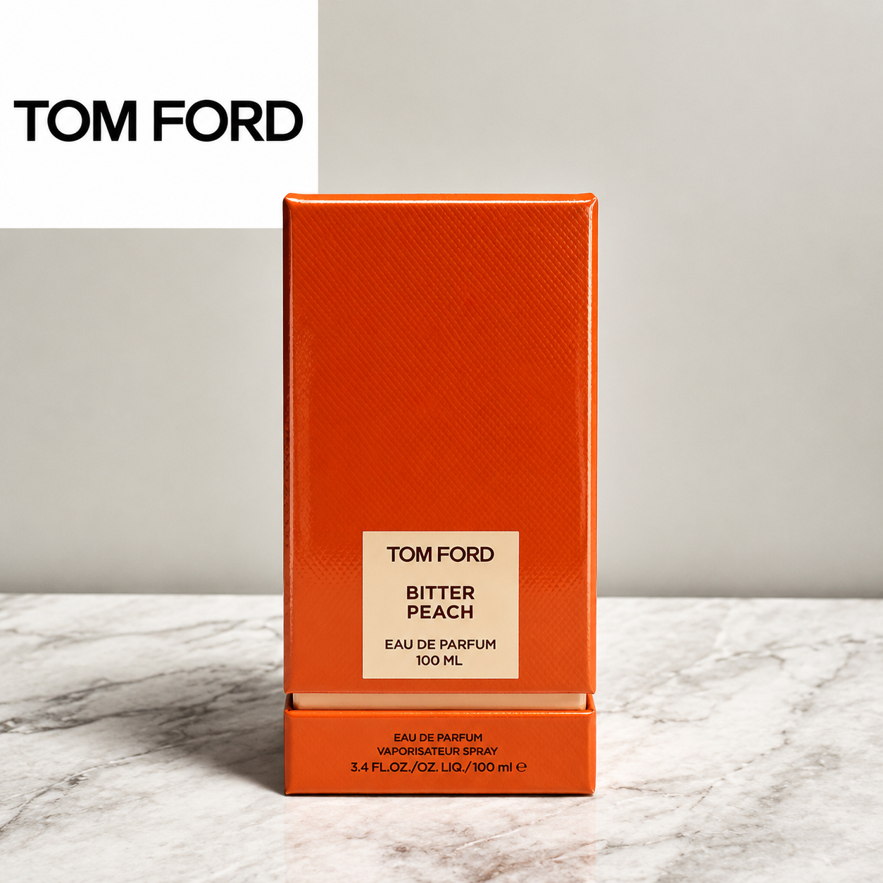Tom Ford Bitter Peach Eau de Parfum Spray – 3.4 oz / 100ml – Authentic – New in Box