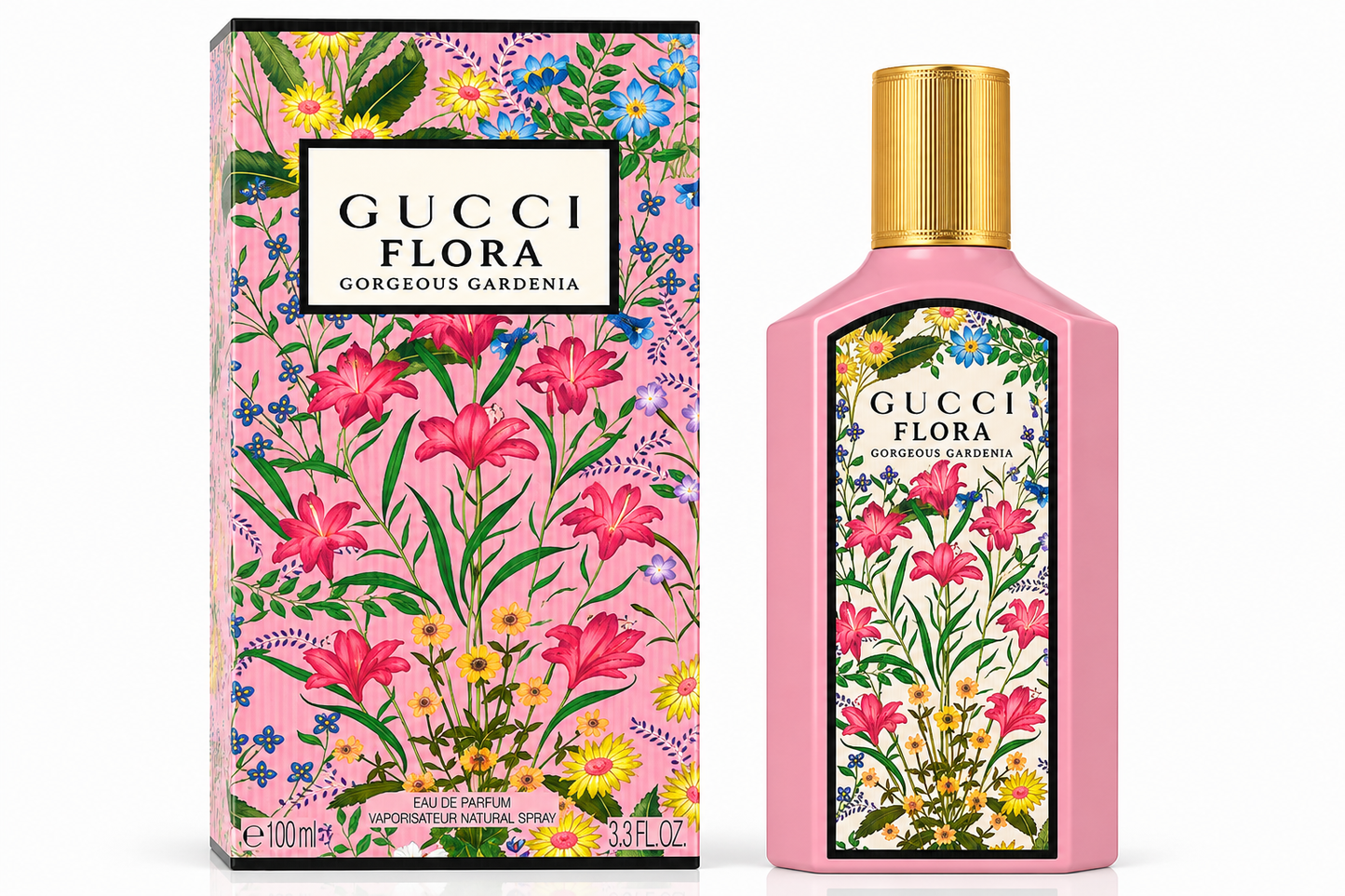 Gucci Flora Gorgeous Gardenia Eau de Parfum for Women – 3.3 oz / 100ml – New in Box