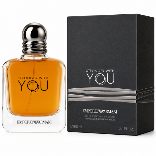 Giorgio Armani Emporio Armani Stronger With You Eau de Toilette for Men – 3.4 oz / 100 ml