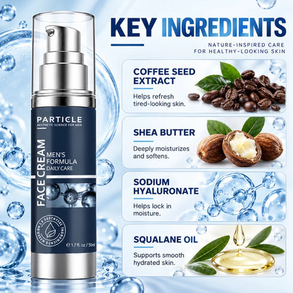 Particle Men's Face Cream Moisturizer Anti Aging Daily Skin Care 50ml 1.7oz - Zyphoria