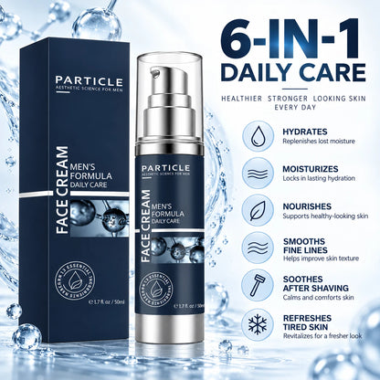 Particle Men's Face Cream Moisturizer Anti Aging Daily Skin Care 50ml 1.7oz - Zyphoria