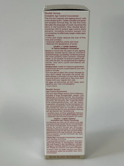 CLARINS Double Serum 1.6 OZ – NIB Original Retailer’s Box - Zyphoria