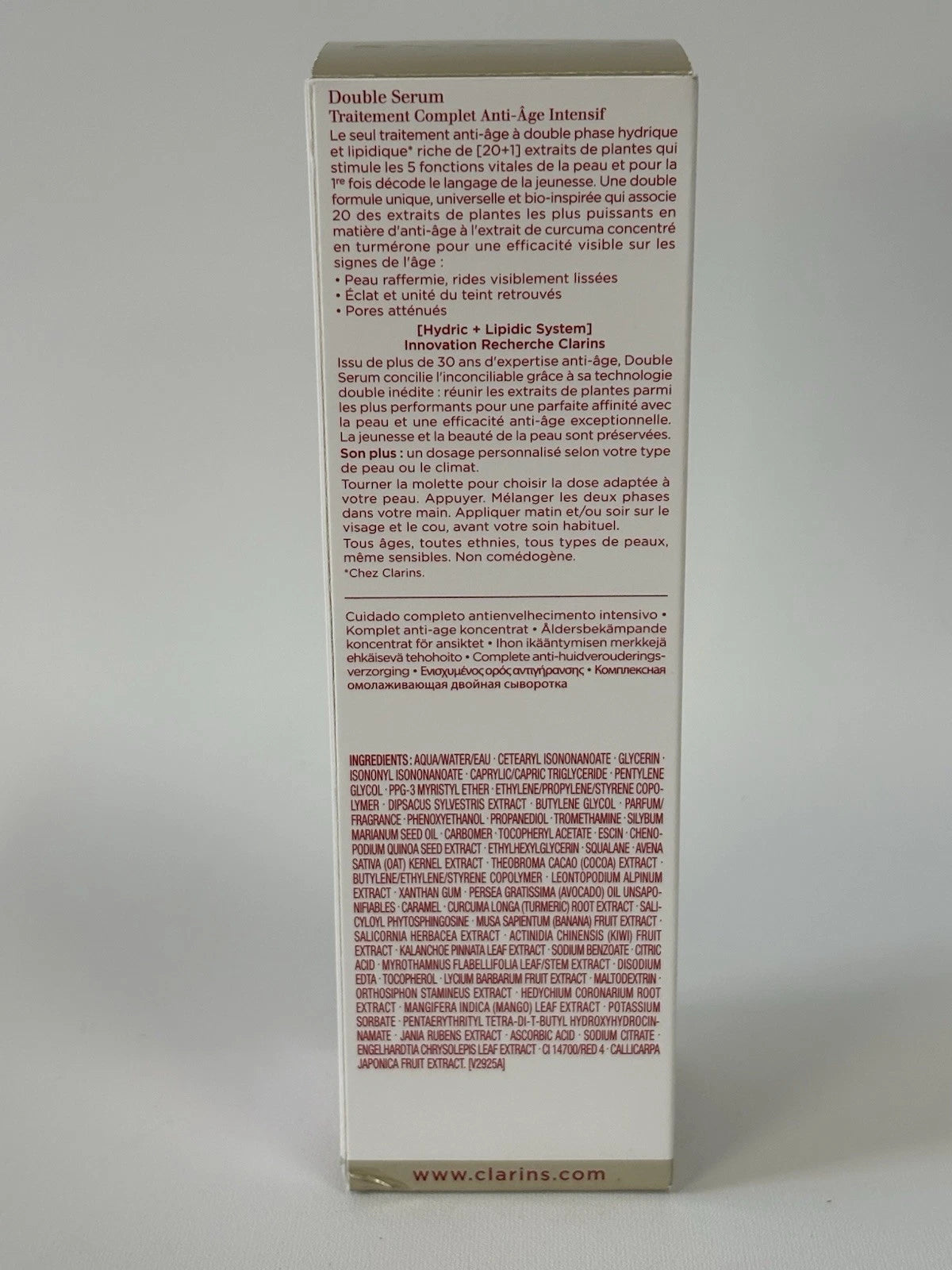 CLARINS Double Serum 1.6 OZ – NIB Original Retailer’s Box - Zyphoria