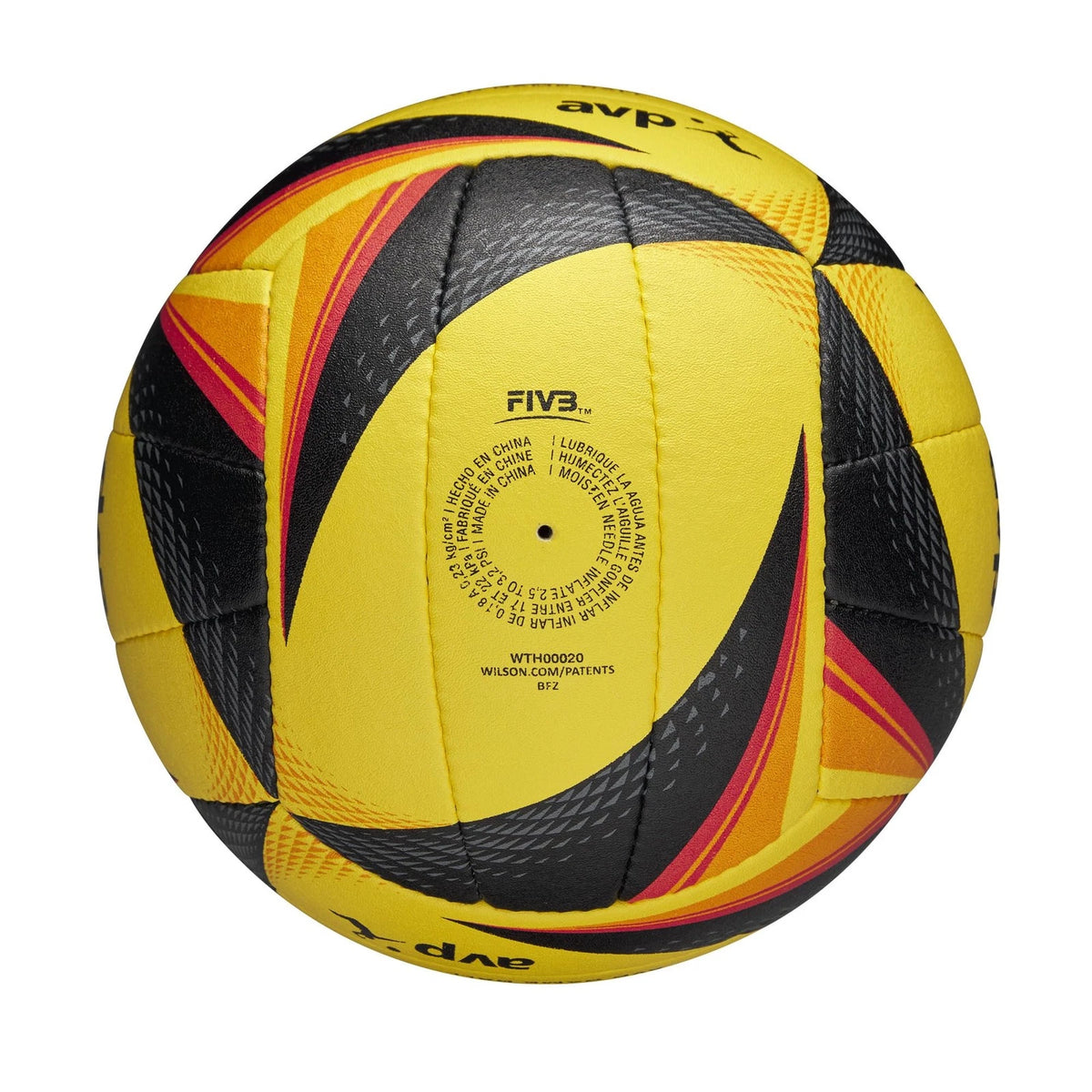 Wilson AVP OPTX Game Volleyball Official Size – Yellow/Black Beach Volleyball - Zyphoria