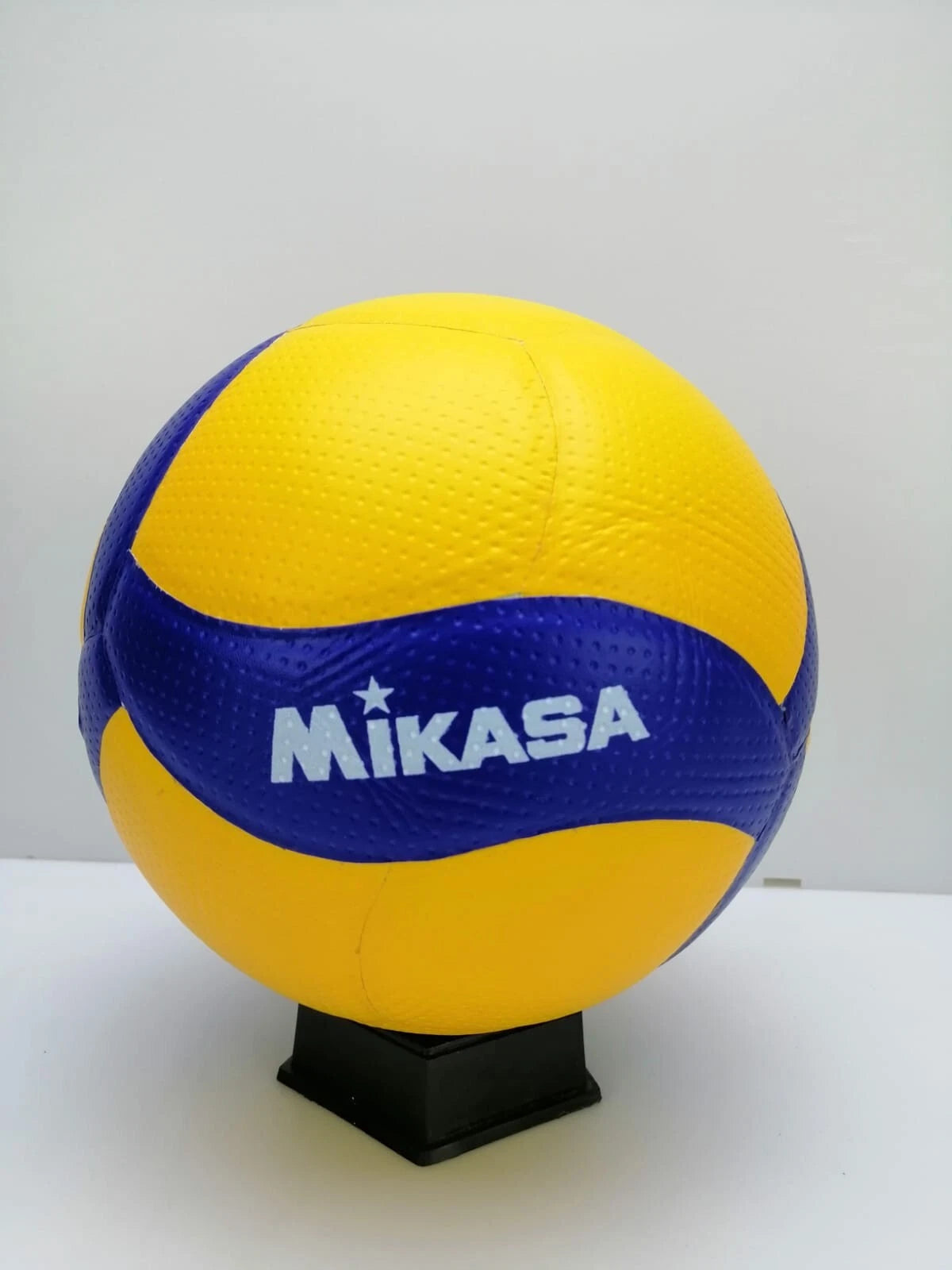 New Mikasa V200W 2019 FIVB Official Match Volleyball Size 5 Yellow/Blue Indoor - Zyphoria