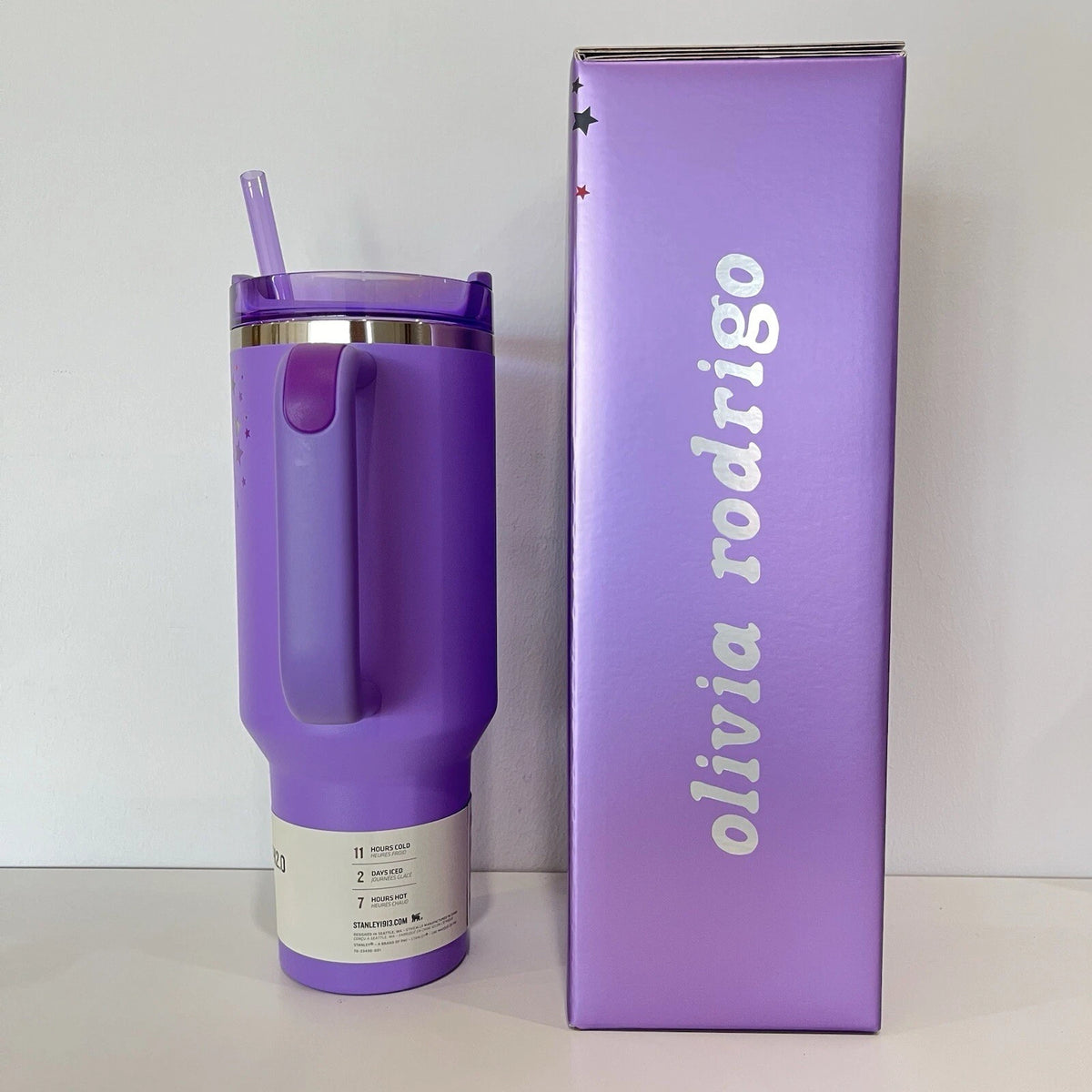 40oz Insulated Stainless Steel Tumbler with Handle & Straw – Quencher Style - Zyphoria